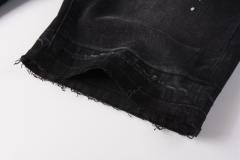 1:1 Quality PURPLE BRΑND Splatter Wash Paint Shorts