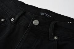 1:1 Quality PURPLE BRΑND Fringe Black Shorts