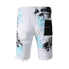 1:1 Quality PURPLE BRΑND Tie Dye White Shorts
