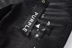 1:1 Quality PURPLE BRΑND Splatter Wash Paint Shorts