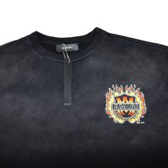 Flame Logo Print Washed Version tee 28751168