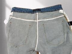 1:1 quality version Pink Embroidered Denim Shorts