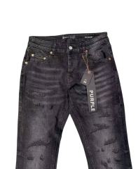 1:1 quality version Black Washed Ripped Flare Denim Pants 28997718