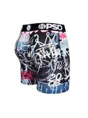 Freehand Doodle Print Boxer Briefs 28702278