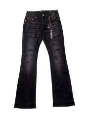 1:1 quality version Black Washed Ripped Flare Denim Pants 28997718