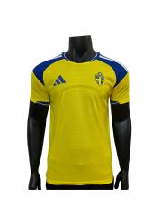2026/2027 Yellow Blue Contrast Sweden Home Authentic Jersey 28898440