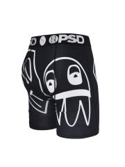 White Line Cartoon Print Boxer Briefs 28629047