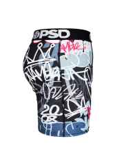 Freehand Doodle Print Boxer Briefs 28702278