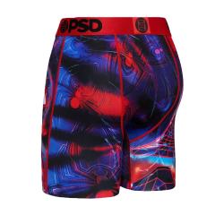 Blue Background Red Line Spider-Man Print Boxer Briefs 28750757