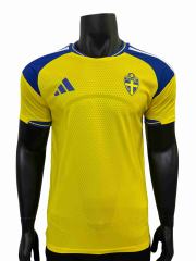 2026/2027 Yellow Blue Contrast Sweden Home Authentic Jersey 28898440