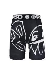 White Line Cartoon Print Boxer Briefs 28629047