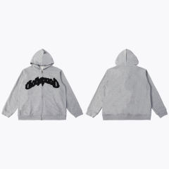 Beaded Embroidered Letter Hoodie & Pants Set 2 colors 28693925