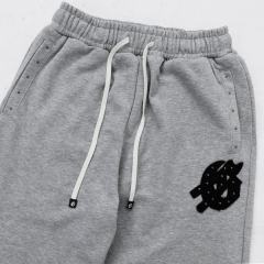 Beaded Embroidered Letter Hoodie & Pants Set 2 colors 28693925