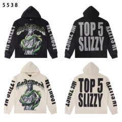 Statue of Liberty Snake Print Washed Version Hoodie 2 colors 28576292