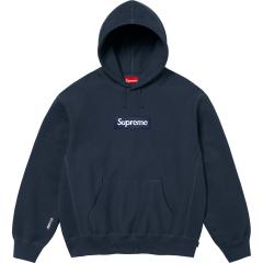SUPREM* BOX LOGO HOODIE NAVY BLUE