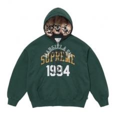 Sup x MM6 Mαison Margielα Zip Up Hooded Sweatshirt