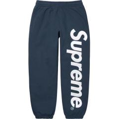 SUPREM* SATIN APPLIQUÉ APPLIQUE HOODED SWEATSHIRT HOODIE