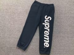 SUPREM* SATIN APPLIQUÉ APPLIQUE HOODED SWEATSHIRT HOODIE