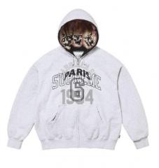 Sup x MM6 Mαison Margielα Zip Up Hooded Sweatshirt