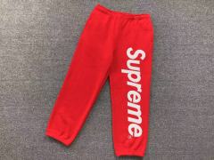 SUPREM* SATIN APPLIQUÉ APPLIQUE HOODED SWEATSHIRT HOODIE