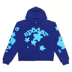 1:1 TOP Quality Reflective Big Star Print Hoodie & Pants Set