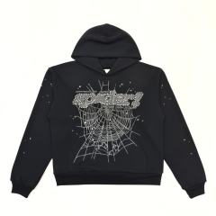 1:1 TOP Quality Reflective Big Star Print Hoodie & Pants Set