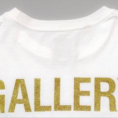 1:1 Top Quality Gallery Dept Back Gold Foil Basic Print Tee