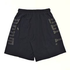1:1 Top Quality Gallery Dept Black Distressed Logo Sweat Shorts