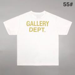 1:1 Top Quality Gallery Dept Back Gold Foil Basic Print Tee