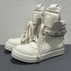 RO Dark Tone Double Zipper Cream Platform High Top Men Shoes (US6-14)