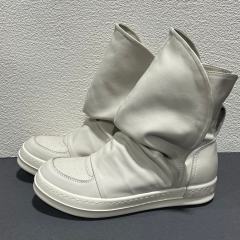 RO Top Layer Leather RO Dark Style Hat Shaped High Top Ankle Boots(US6-14)