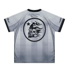 Gray Tone Skull Mesh Jersey Tee 29043144