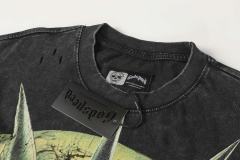 Rhinestone Logo God Statue Print Distressed Washed Version Tee 2 colors 28760692