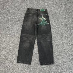 Derschutze "NYC to RIO" Embroidered Denim Jeans