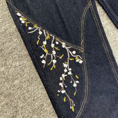 Derschutze Awakening V2 Loose Straight Ripped Denim Jeans