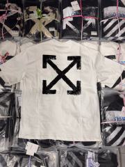 1:1 Top Quality OW Blurry Arrow Print Tee