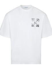 1:1 Top Quality OW 3D Embossed Logo Tee