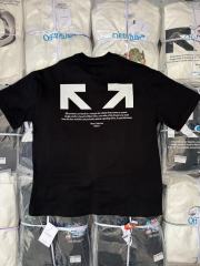1:1 Top Quality OW Half Arrow Tee