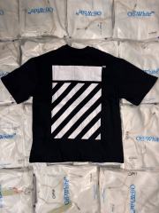 1:1 Top Quality OW Embroidery Arrow T-Shirt
