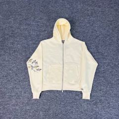 Derschutze Gallery Badge Embroidered Zip Up Hoodie