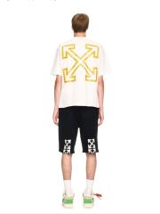 1:1 Top Quality OW Ruler Arrow Print T-shirt