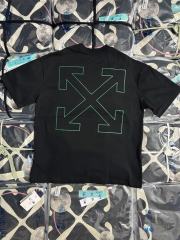 1:1 Top Quality OW 3D Embossed Logo Tee