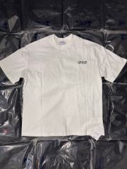 1:1 Top Quality OW Twisted Arrow Print Black Tee