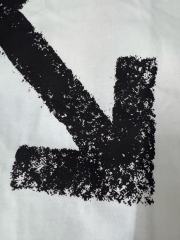 1:1 Top Quality OW Blurry Arrow Print Tee