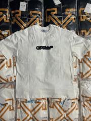 1:1 Top Quality OW Ink Wash Arrow Print T-shirt