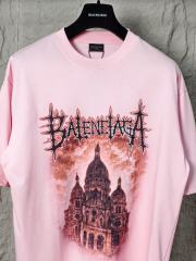 BLCG Gothic Church Print Pink T-shirt