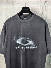 BLCG Vintage Washed Print Black Tee