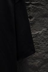 BLCG Pink Drip Gothic Logo Embroidered Black T-shirt