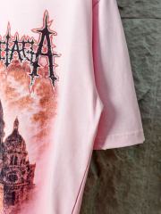 BLCG Gothic Church Print Pink T-shirt