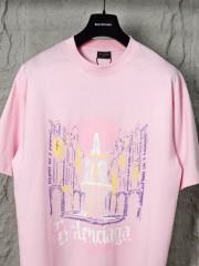 BLCG Fountain Print Pink Tee